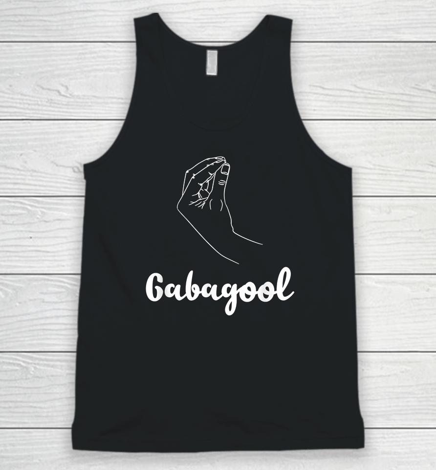 Gabagool Italian American Meat With Hand Sign Funny Unisex Tank Top