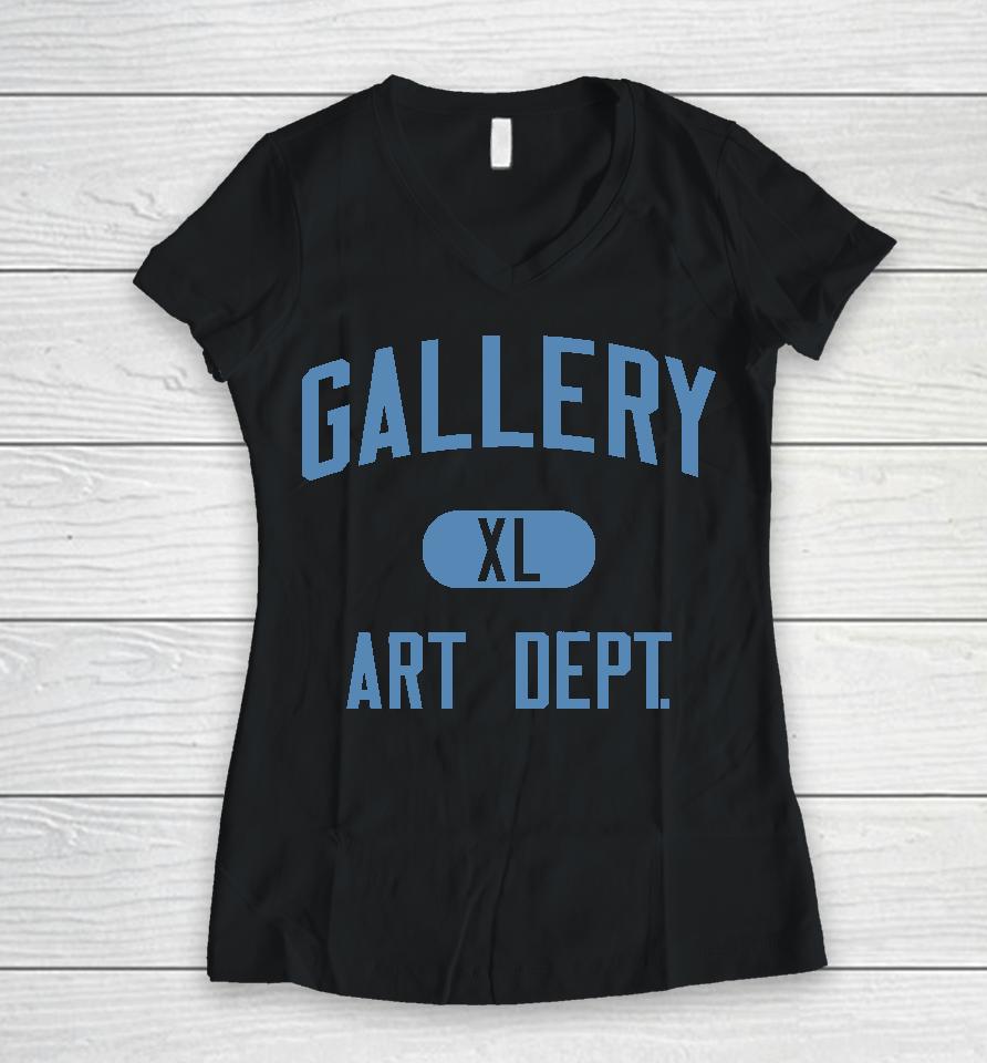 Gallery Art Dept Women V-Neck T-Shirt
