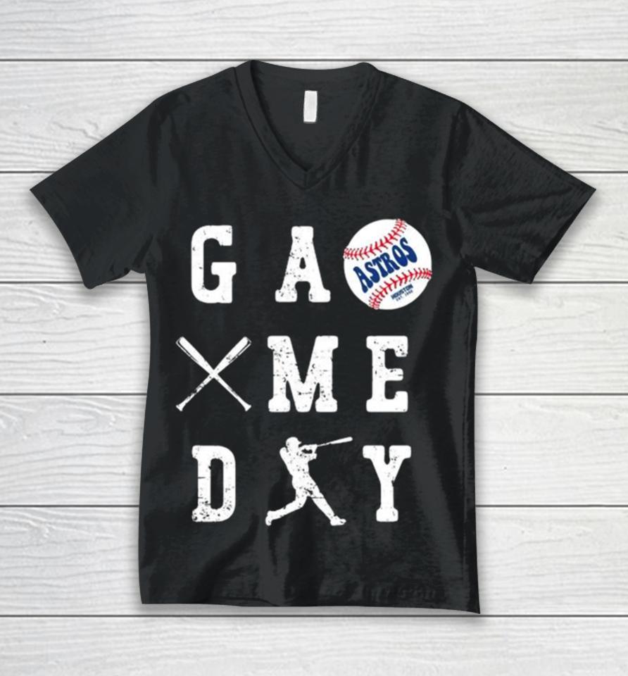Game Day Baseball Houston Astros 2024 Unisex V-Neck T-Shirt