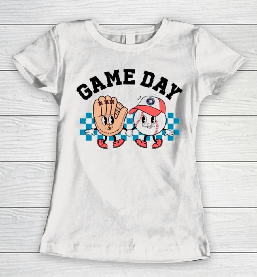 Game Day Houston Astros Baseball Women T-Shirt