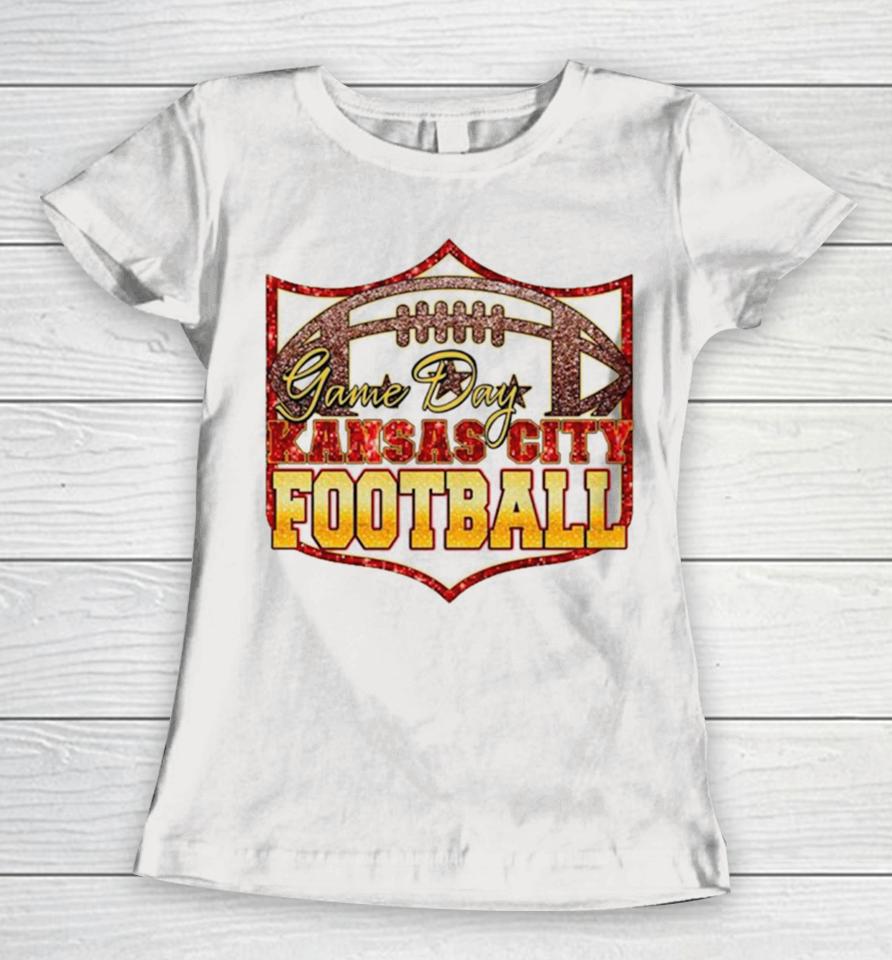 Game Day Kansas City Football Logo Women T-Shirt