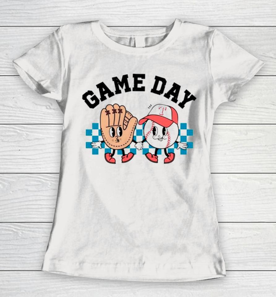 Game Day Texas Rangers Baseball Women T-Shirt