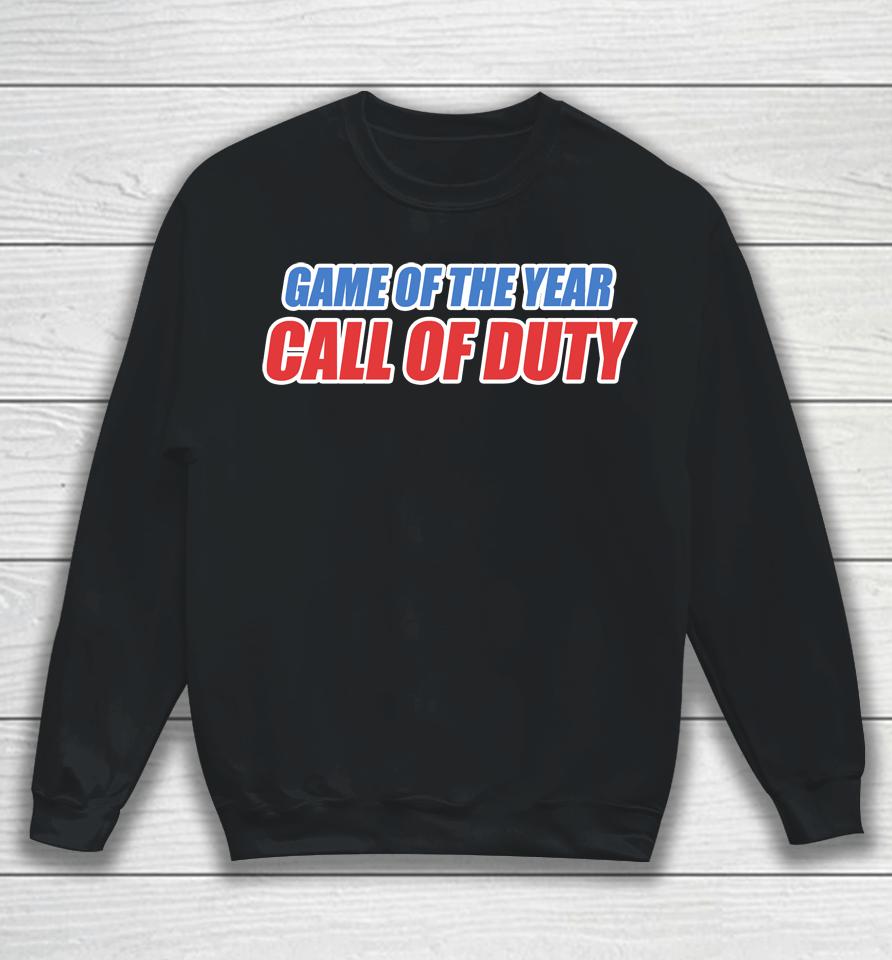 Game Of The Year Call Of Duty Sweatshirt
