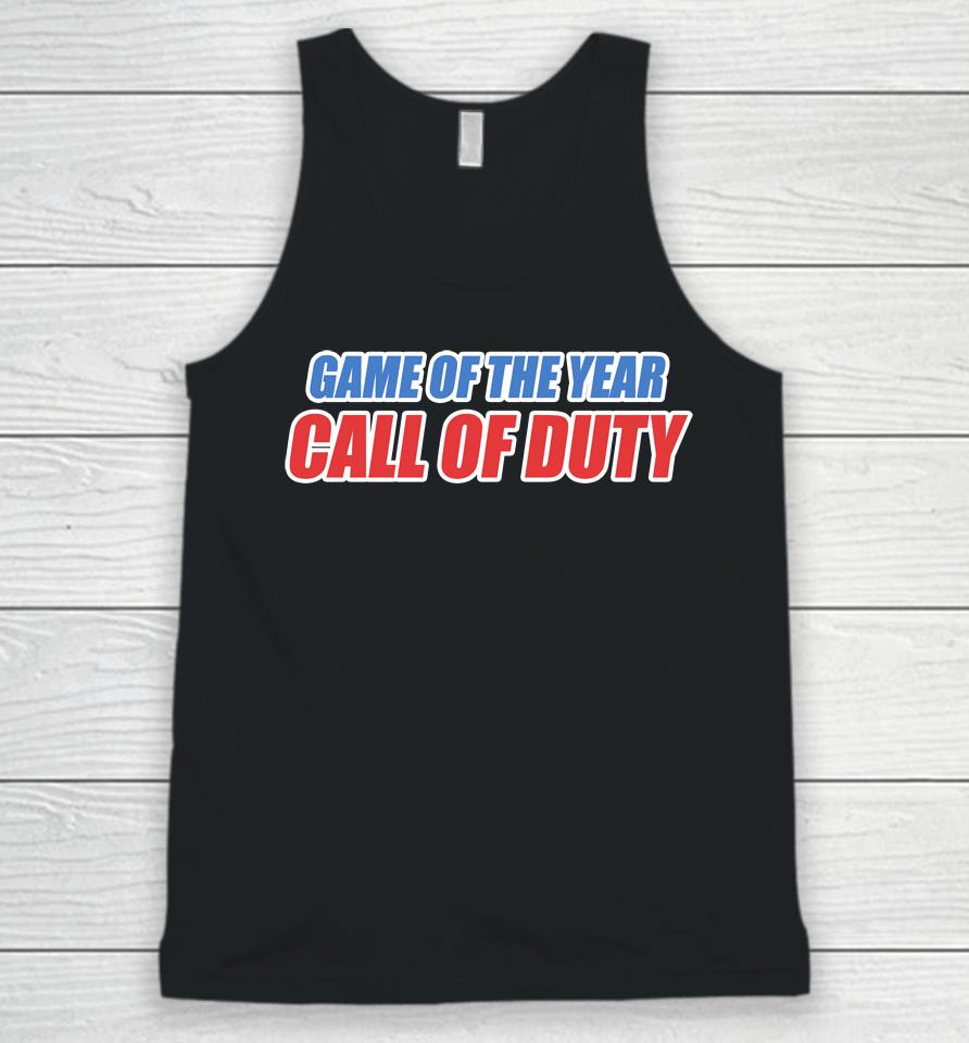 Game Of The Year Call Of Duty Unisex Tank Top