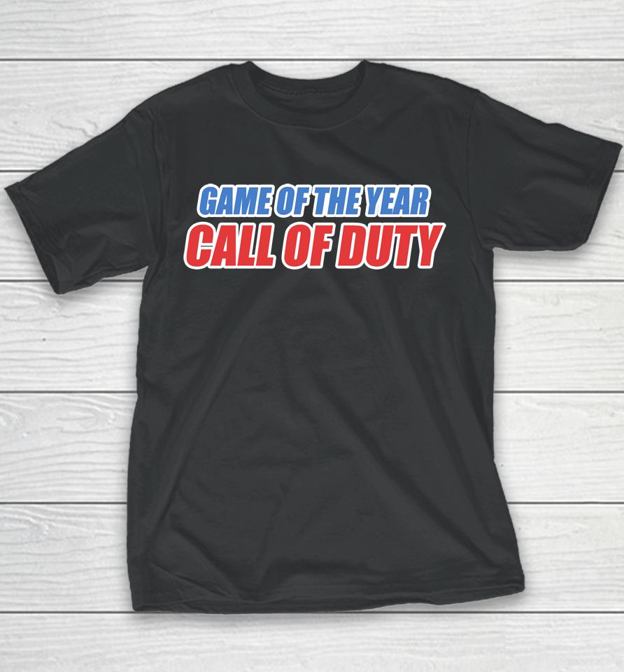 Game Of The Year Call Of Duty Youth T-Shirt
