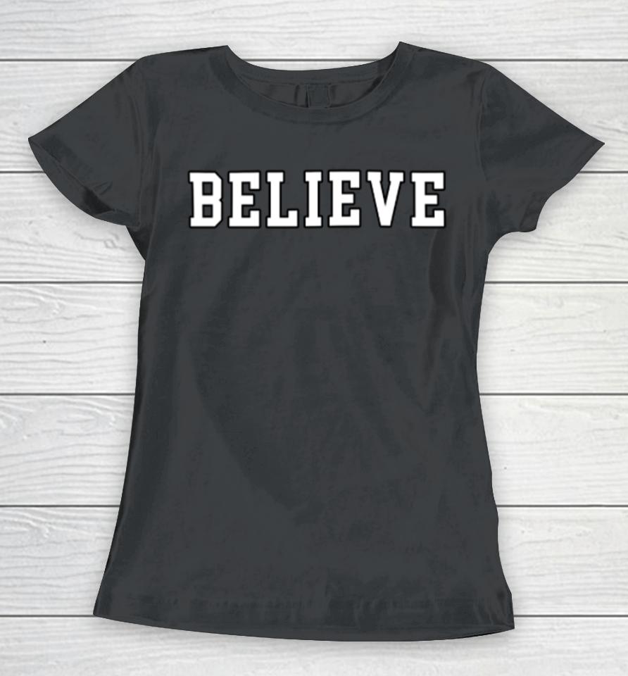 Gamecock Jesus Believe Women T-Shirt