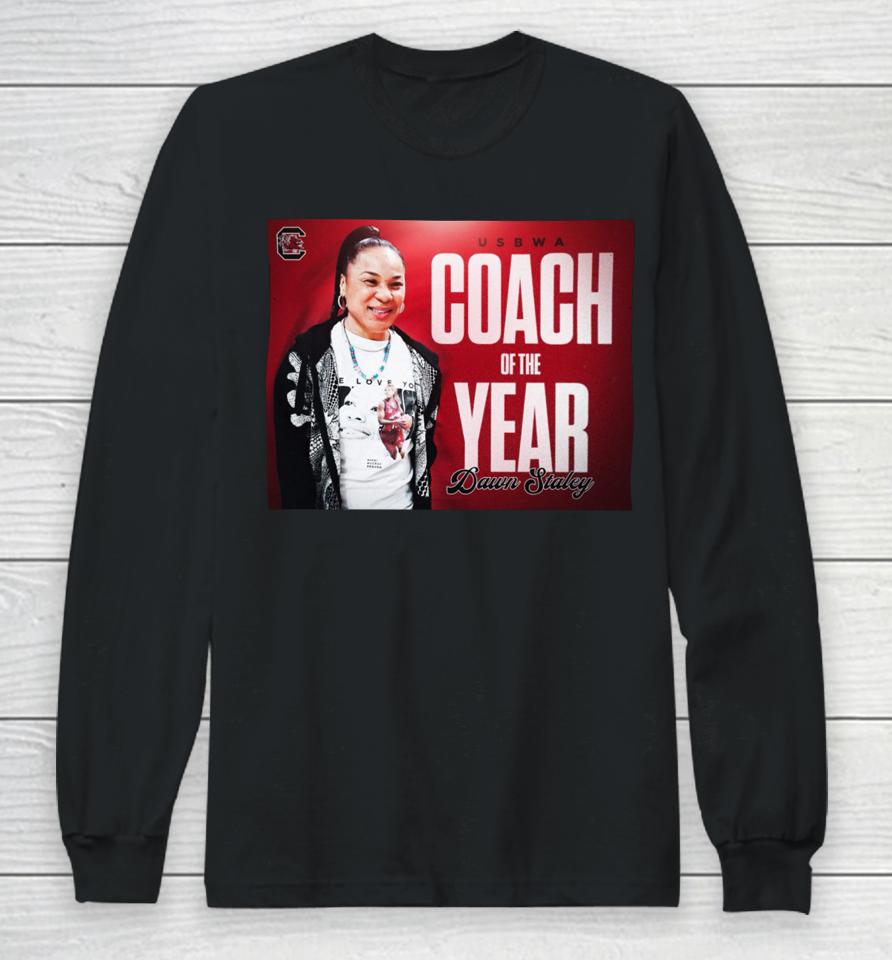 Gamecockwbb Coach Of The Year Dawn Staley Long Sleeve T-Shirt