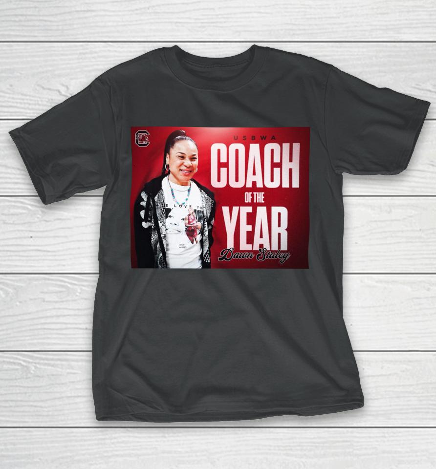 Gamecockwbb Coach Of The Year Dawn Staley T-Shirt
