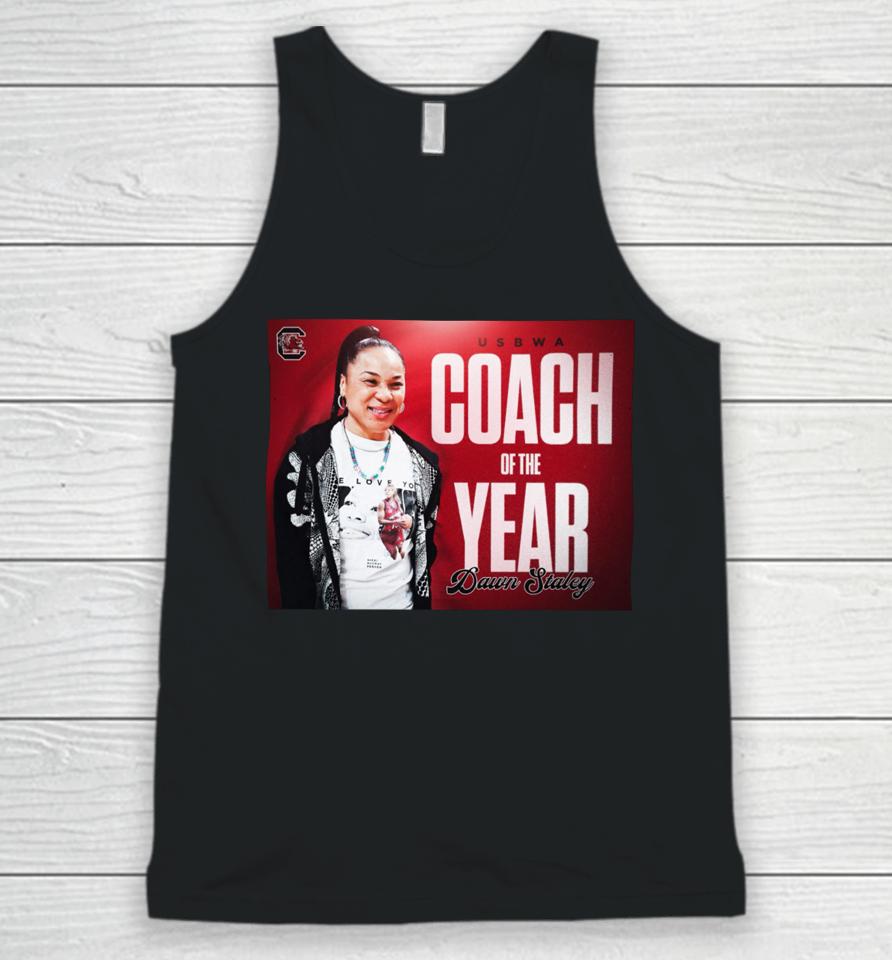 Gamecockwbb Coach Of The Year Dawn Staley Unisex Tank Top