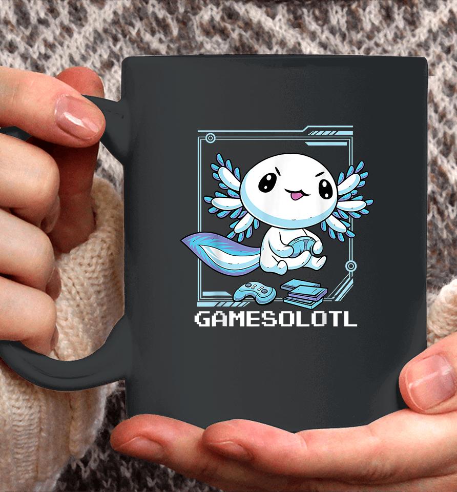 Gamer Axolotl Gamesolotl Coffee Mug