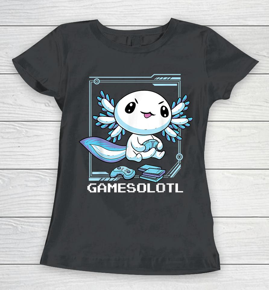 Gamer Axolotl Gamesolotl Women T-Shirt