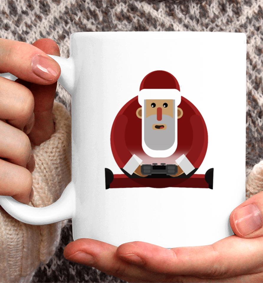 Gamer Funny Christmas Santa Gaming Video Game Novelty Coffee Mug