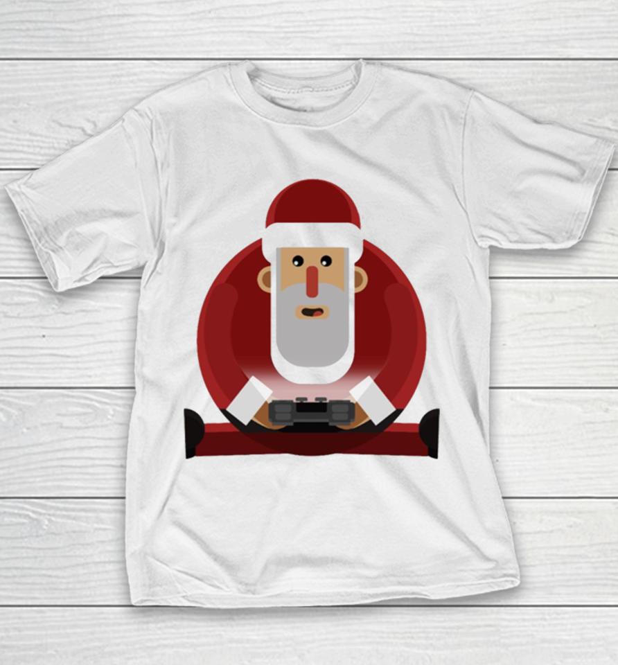 Gamer Funny Christmas Santa Gaming Video Game Novelty Youth T-Shirt