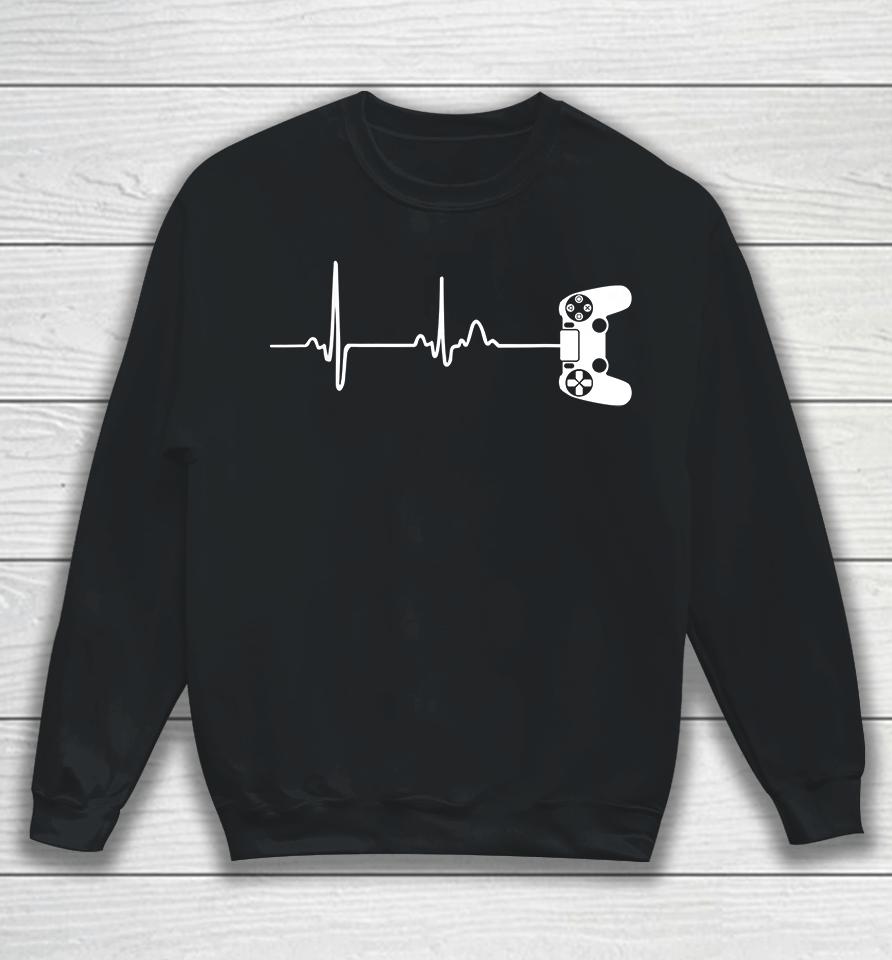 Gamer Heartbeat Sweatshirt