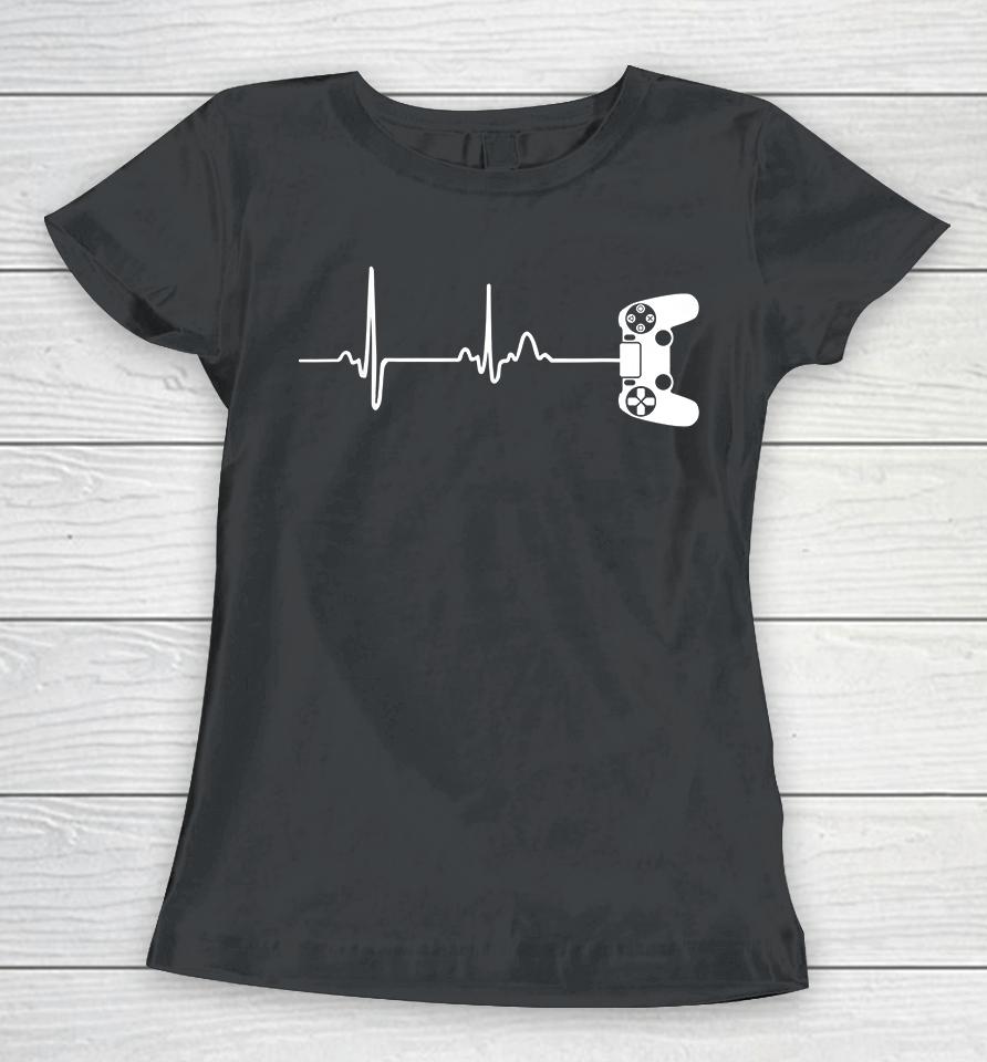 Gamer Heartbeat Women T-Shirt