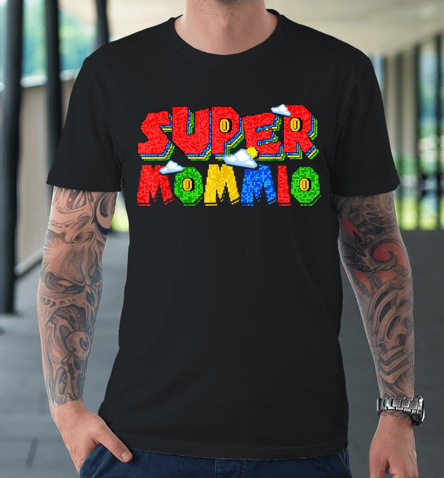 Gamer Mommio Super Mom Mother's Day Funny Gift From Kids Premium T-Shirt