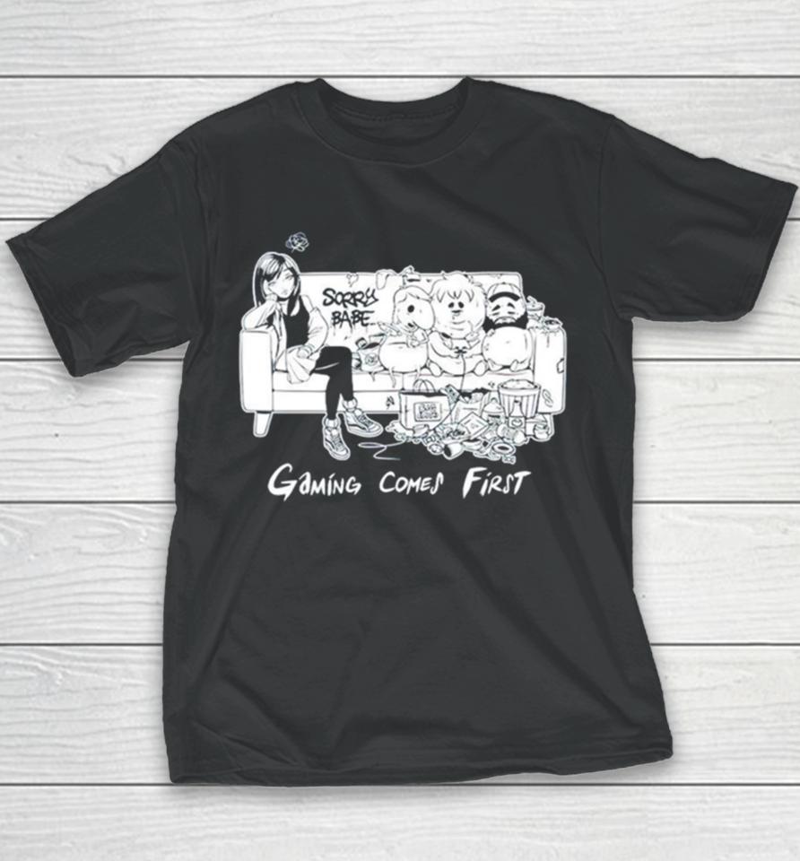 Gaming Comes First Youth T-Shirt