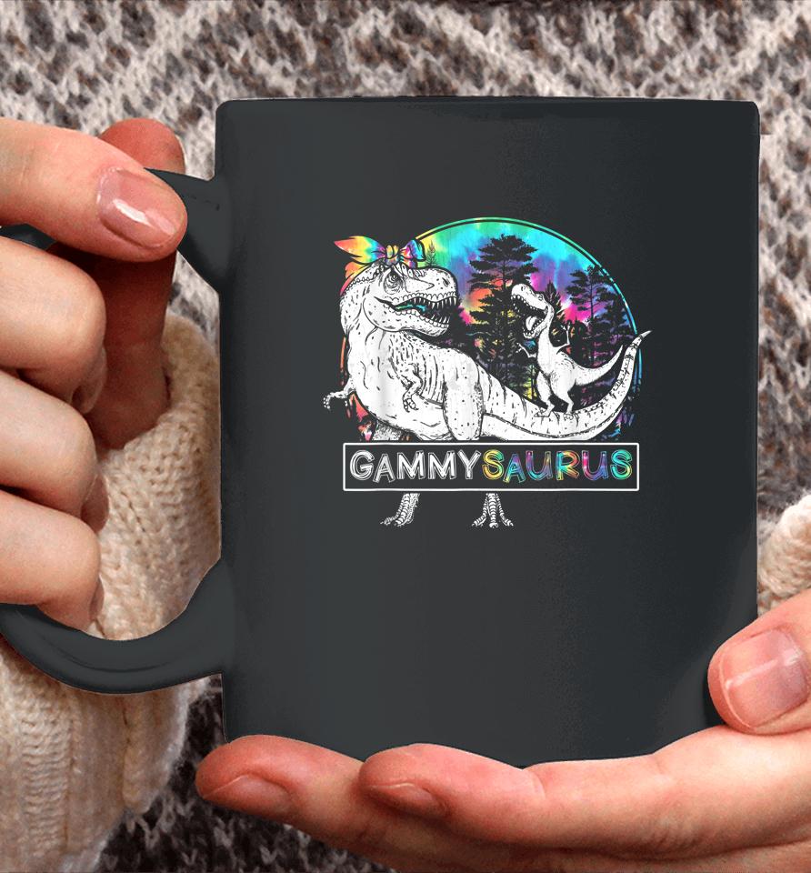 Gammy Saurus Funny Dino Tie Dye Bandana Mother's Day Coffee Mug