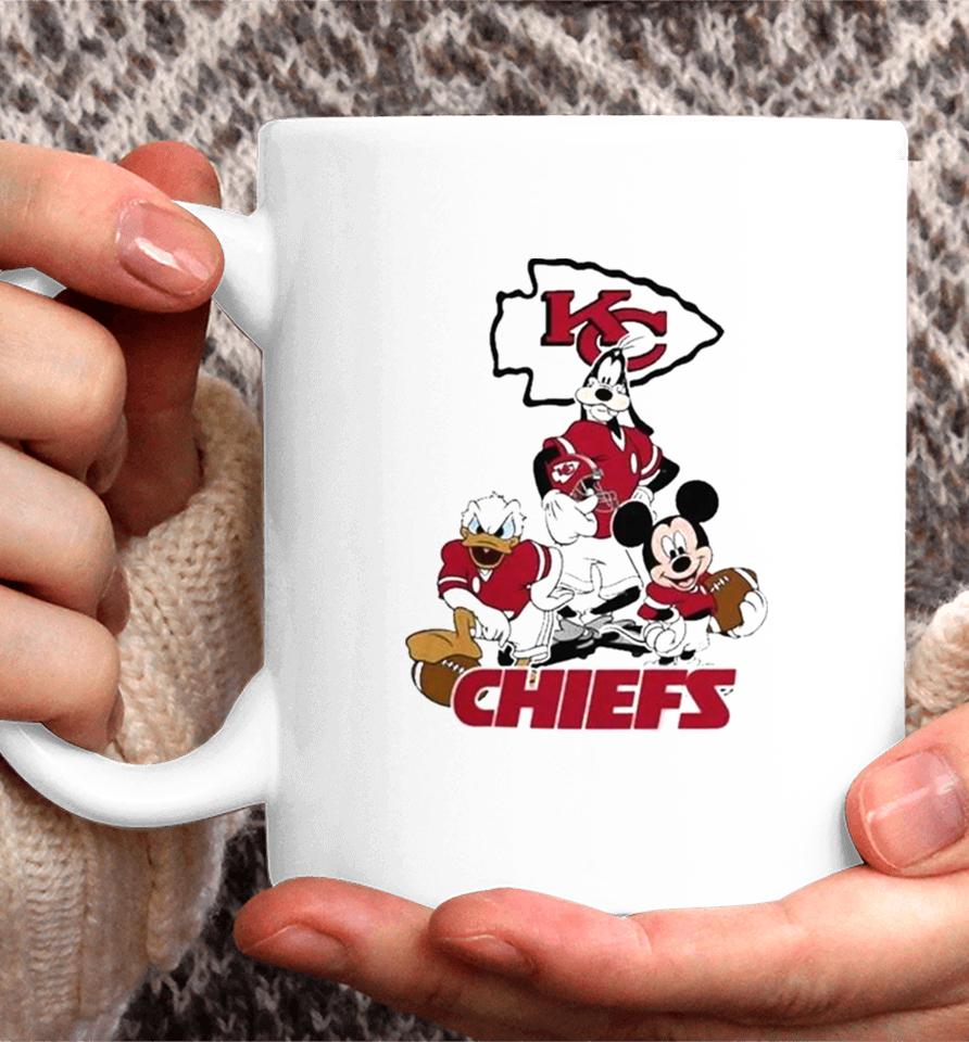 Gangster Mickey Mouse Nfl Kansas City Chiefs Football Players Logo Coffee Mug