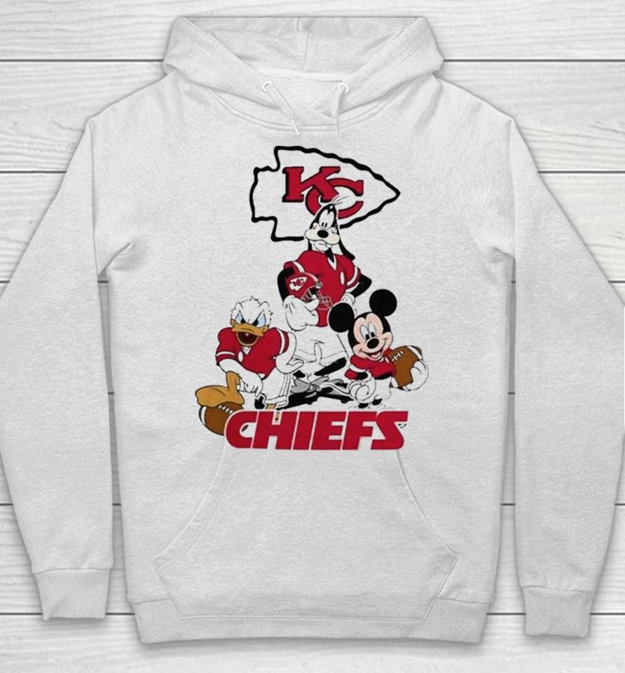 Gangster Mickey Mouse Nfl Kansas City Chiefs Football Players Logo Hoodie