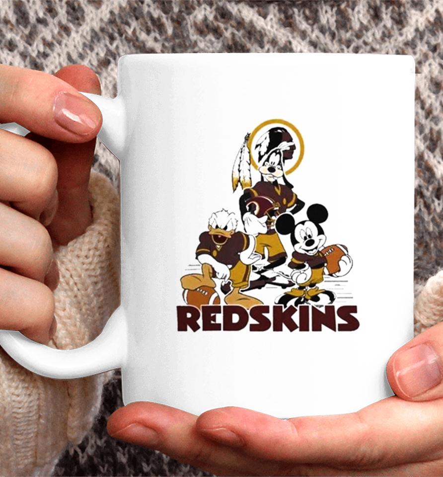 Gangster Mickey Mouse Nfl Washington Redskins Football Players Logo Coffee Mug