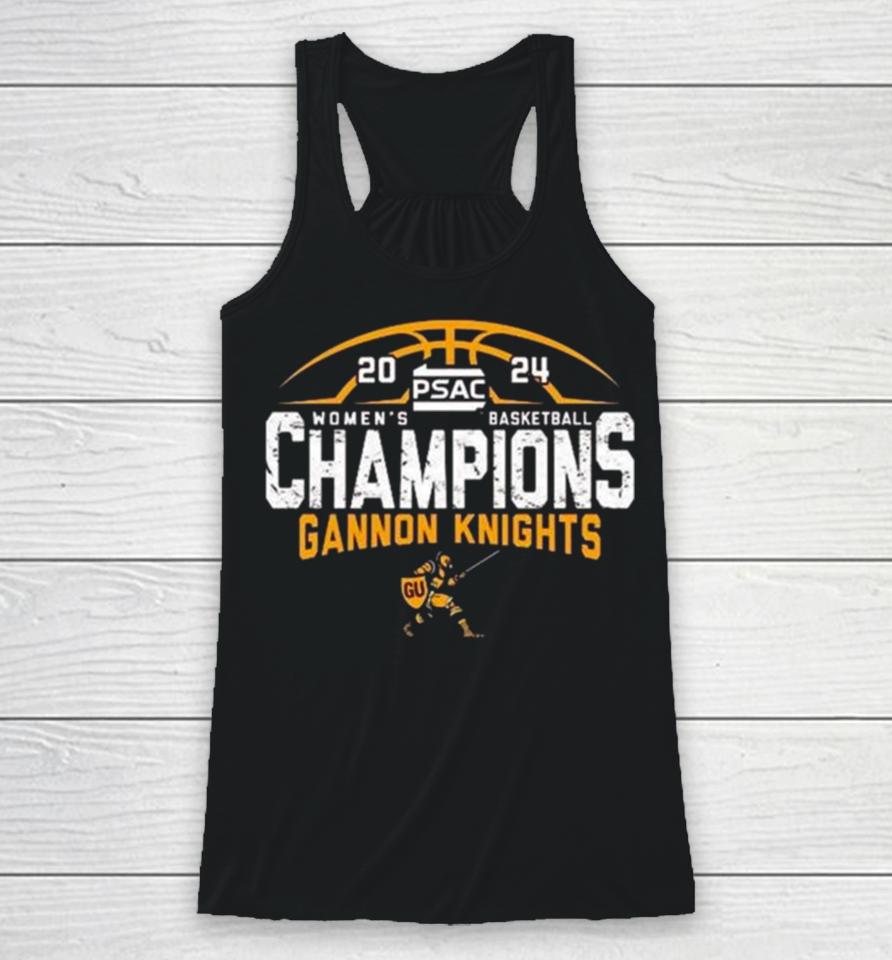 Gannon University Women’s Basketball 2024 Psac Tournament Champions Racerback Tank