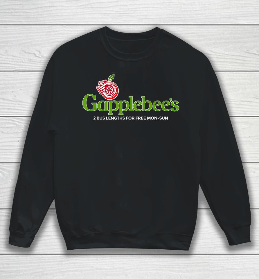 Gapplebee's Drag Racing Car Sweatshirt