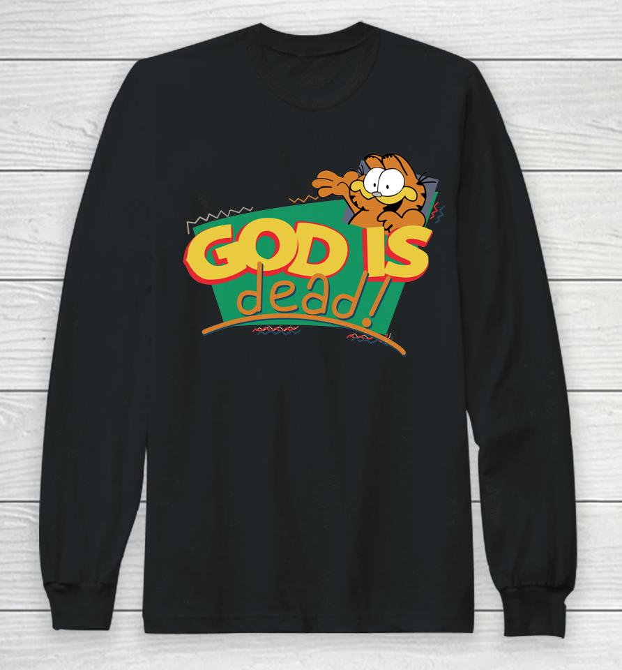Garfield God Is Dead Long Sleeve T-Shirt