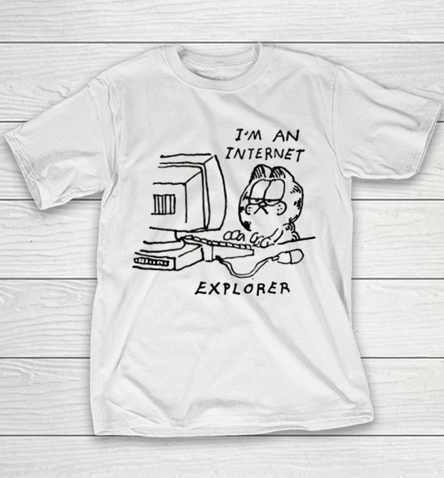 Garfield I’m An Internet Explorer Youth T-Shirt