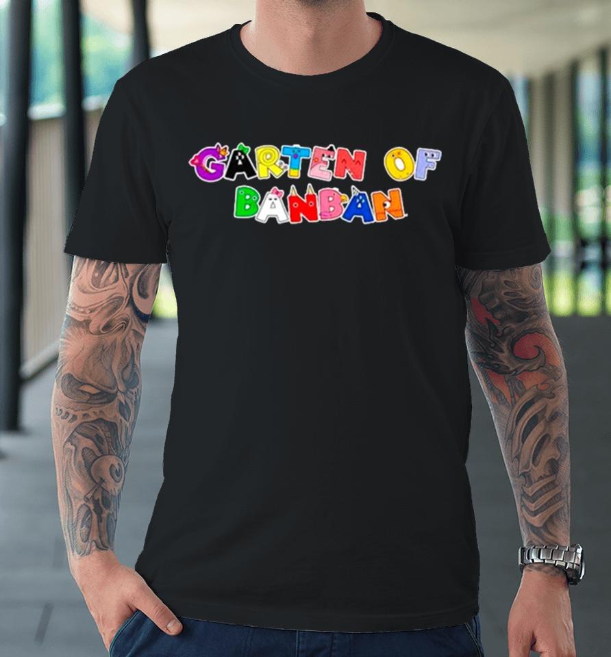 Garten Of Ban Character Letters Premium T-Shirt
