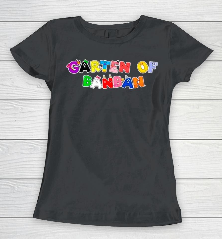 Garten Of Ban Character Letters Women T-Shirt