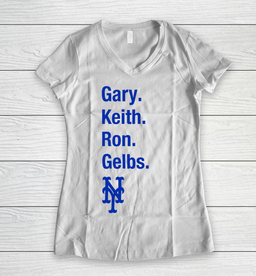 Gary Keith Ron Gelbs Women V-Neck T-Shirt