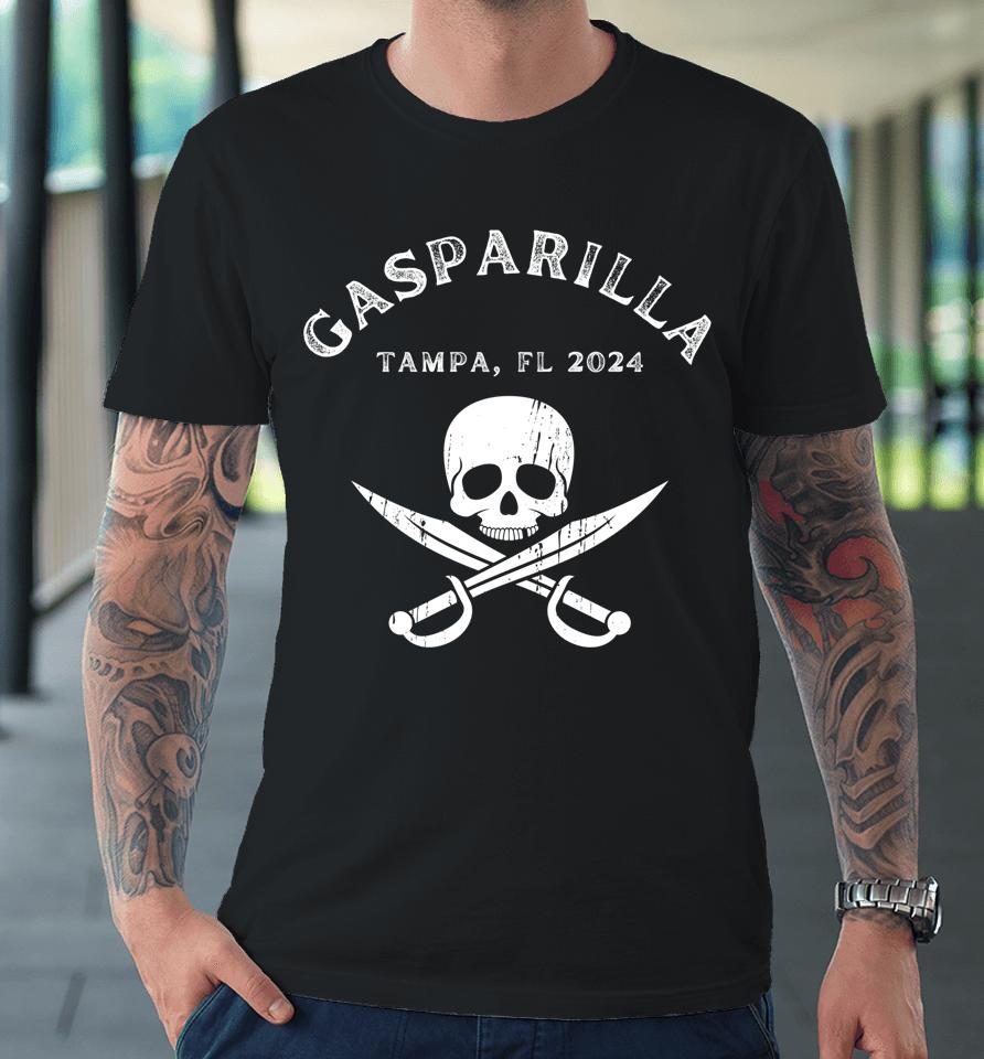 Gasparilla 2024 Pirate Festival Tampa Fl Jolly Roger Premium T-Shirt