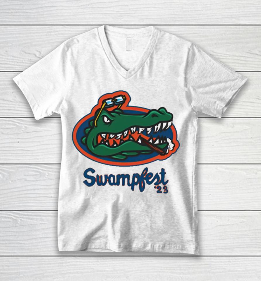 Gators Swampfest 23 Unisex V-Neck T-Shirt