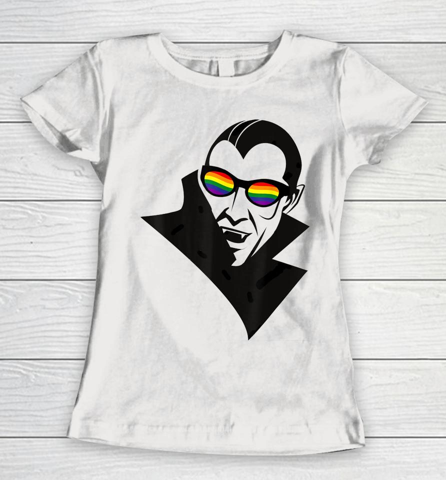 Gay Dracula Lgbt Pride Shirt Women T-Shirt