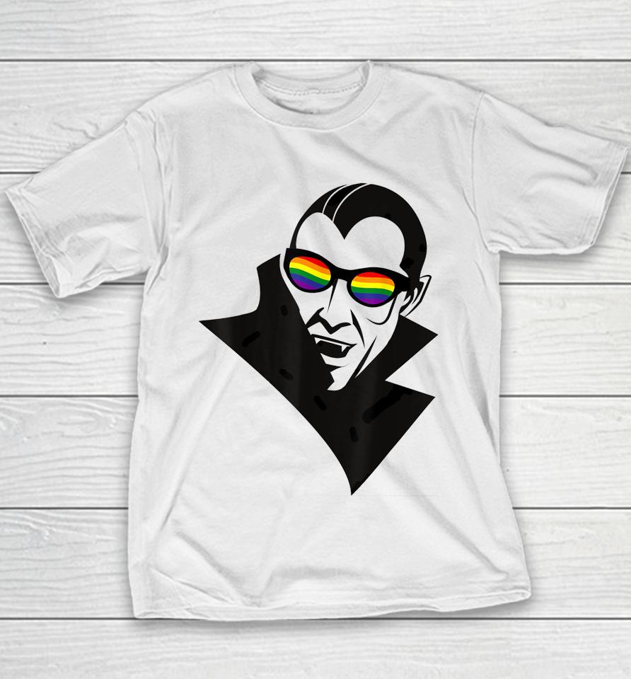 Gay Dracula Lgbt Pride Shirt Youth T-Shirt