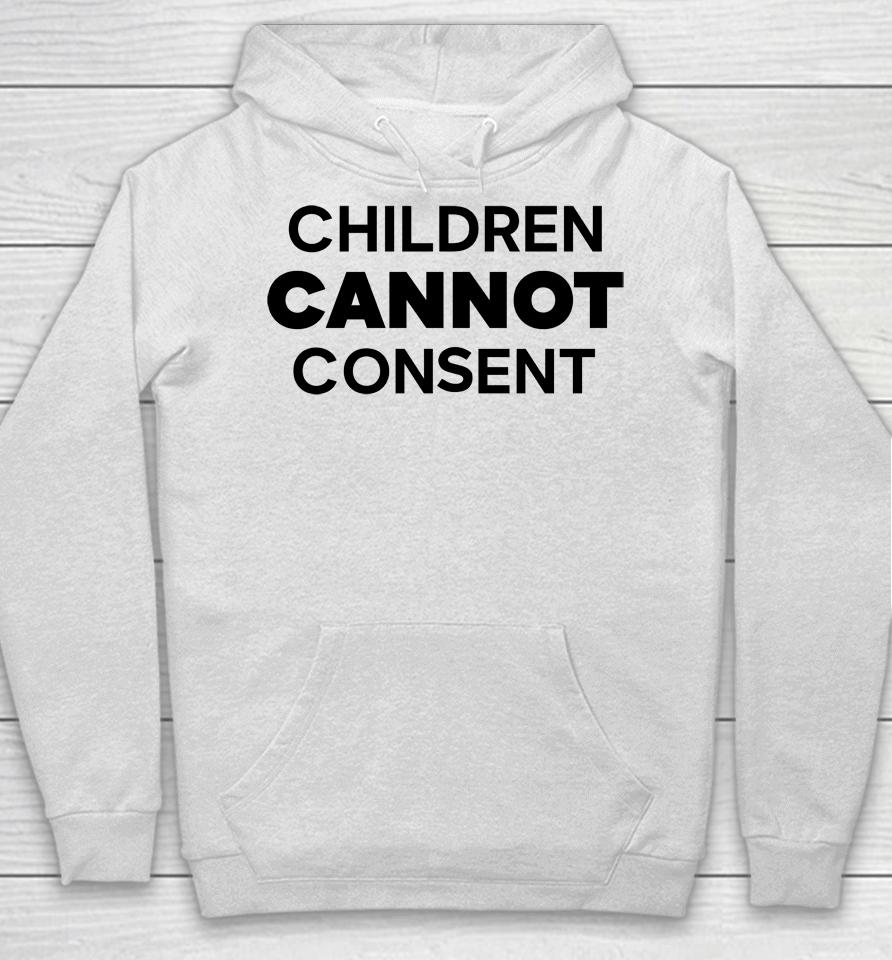 Gays Against Groomers Children Cannot Consent Hoodie