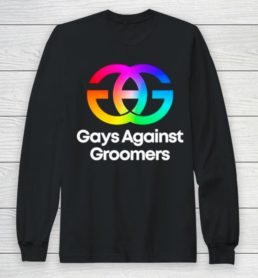 Gays Against Groomers Gag Logo Long Sleeve T-Shirt
