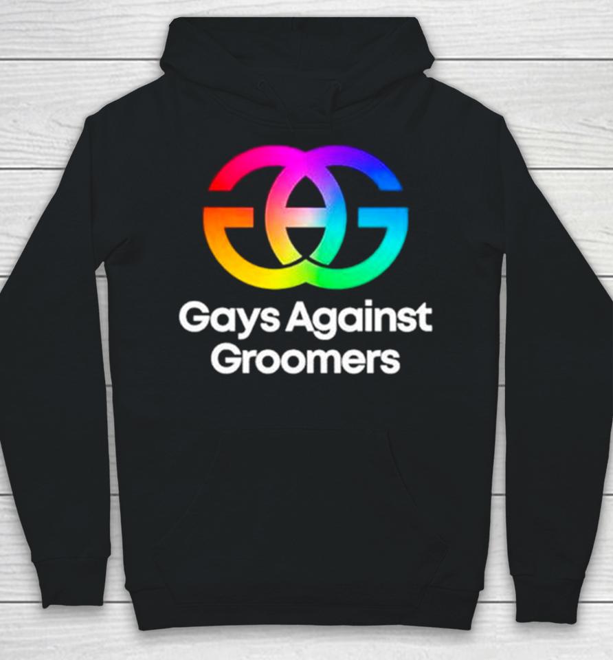 Gays Against Groomers Gag Logo Hoodie