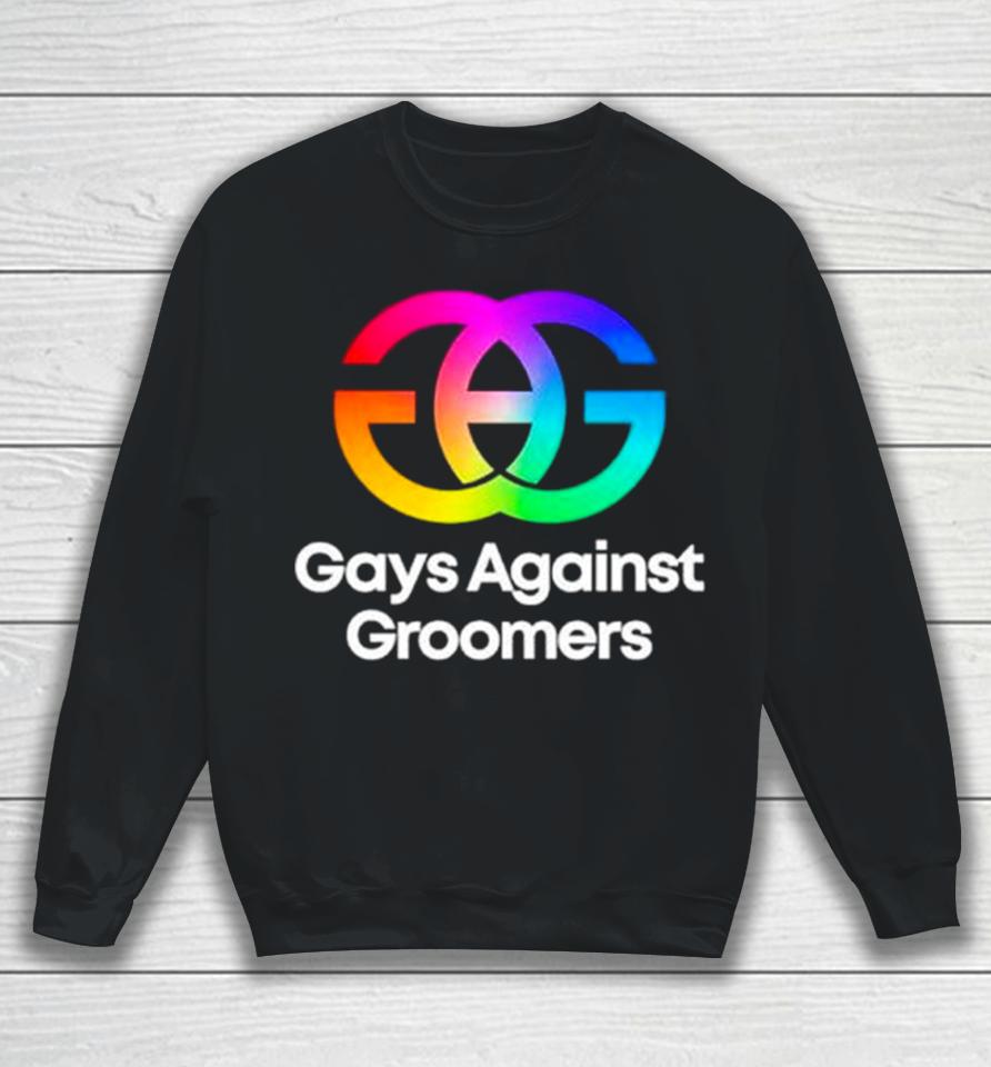 Gays Against Groomers Gag Logo Sweatshirt