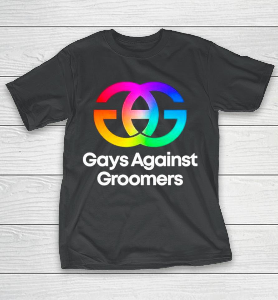 Gays Against Groomers Gag Logo T-Shirt