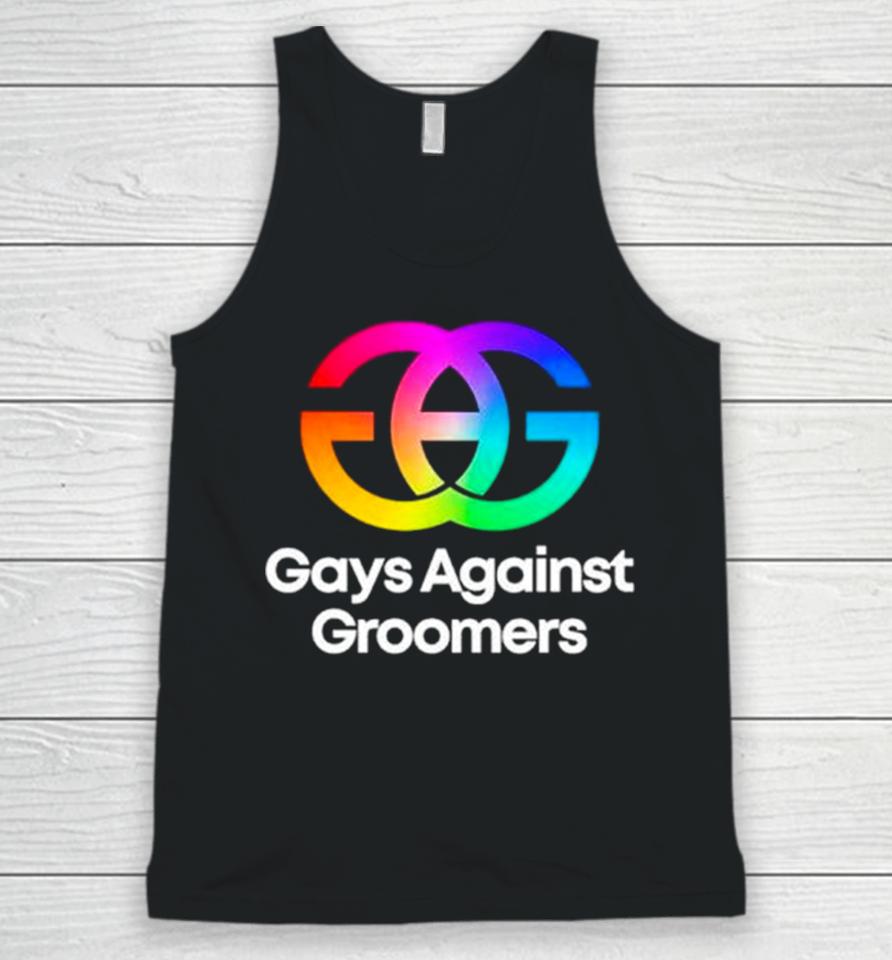 Gays Against Groomers Gag Logo Unisex Tank Top