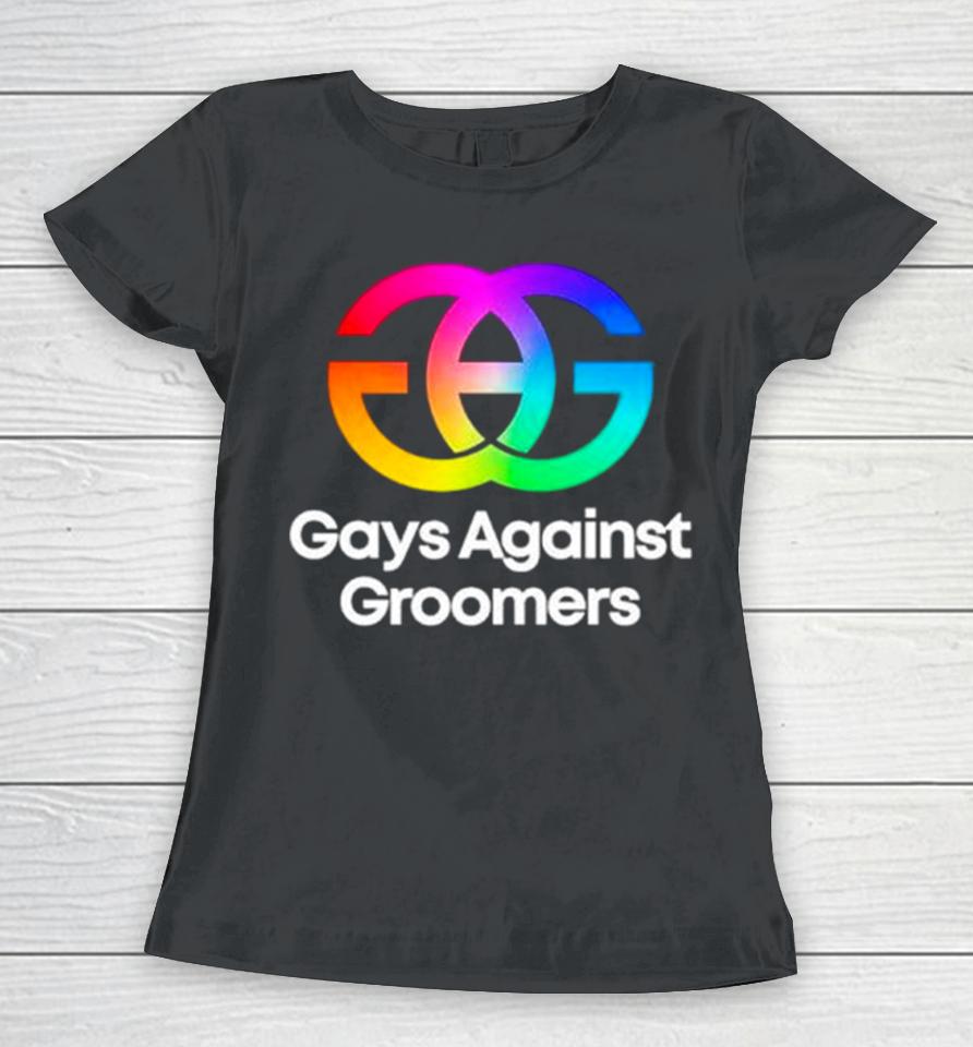 Gays Against Groomers Gag Logo Women T-Shirt