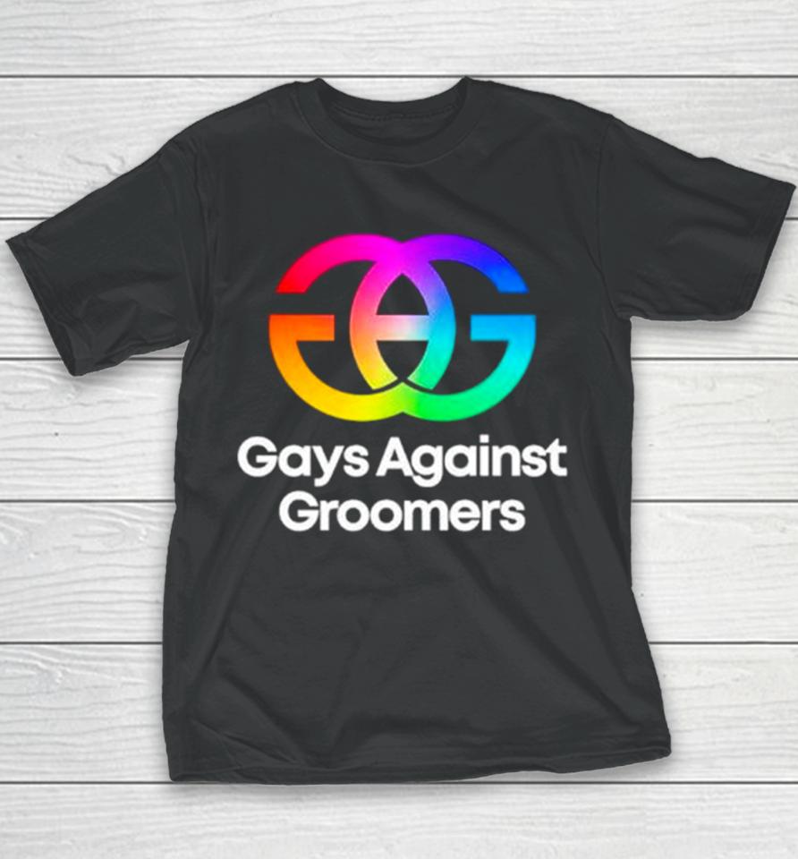 Gays Against Groomers Gag Logo Youth T-Shirt
