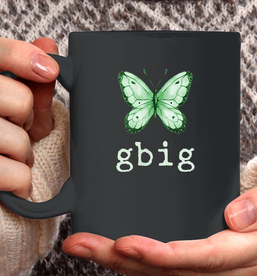 Gbig Butterfly Sorority Reveal Big Little For Lil Sister Coffee Mug
