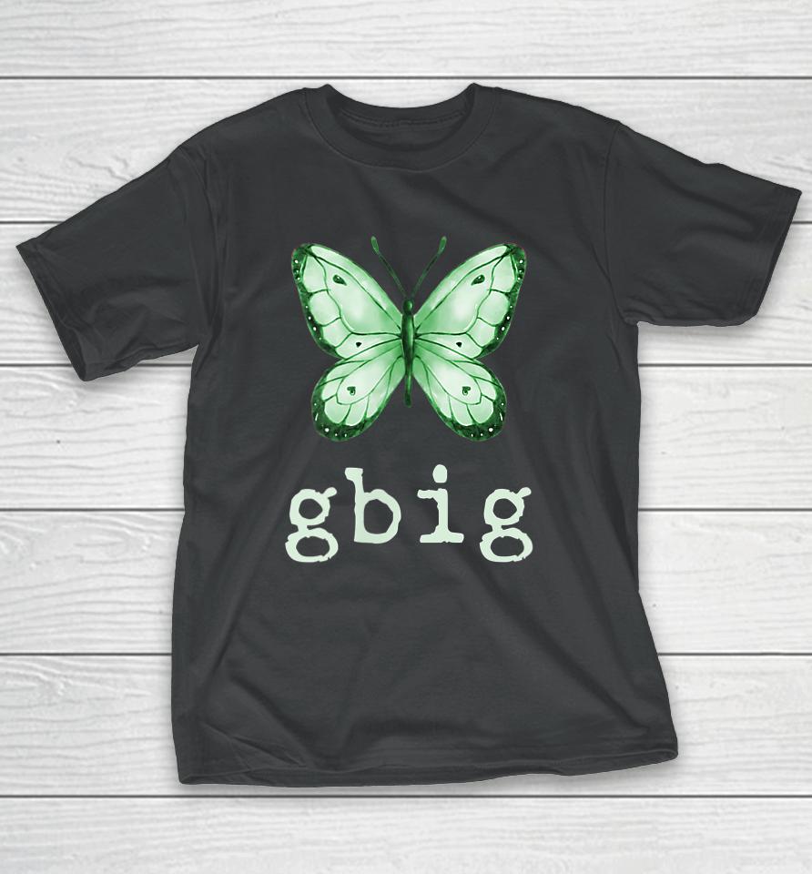 Gbig Butterfly Sorority Reveal Big Little For Lil Sister T-Shirt