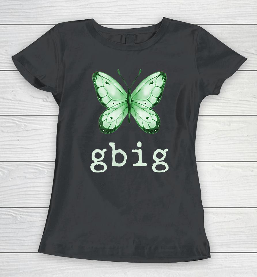 Gbig Butterfly Sorority Reveal Big Little For Lil Sister Women T-Shirt