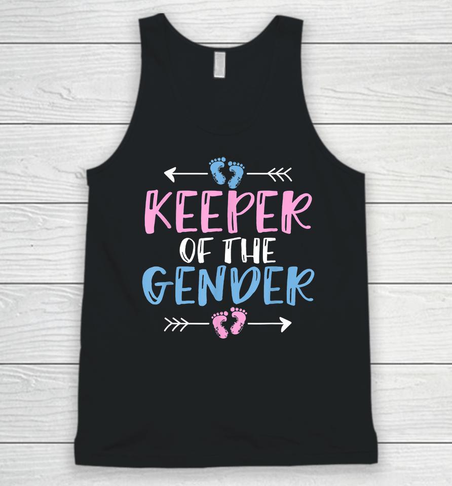 Gender Reveal Keeper Of The Gender Unisex Tank Top