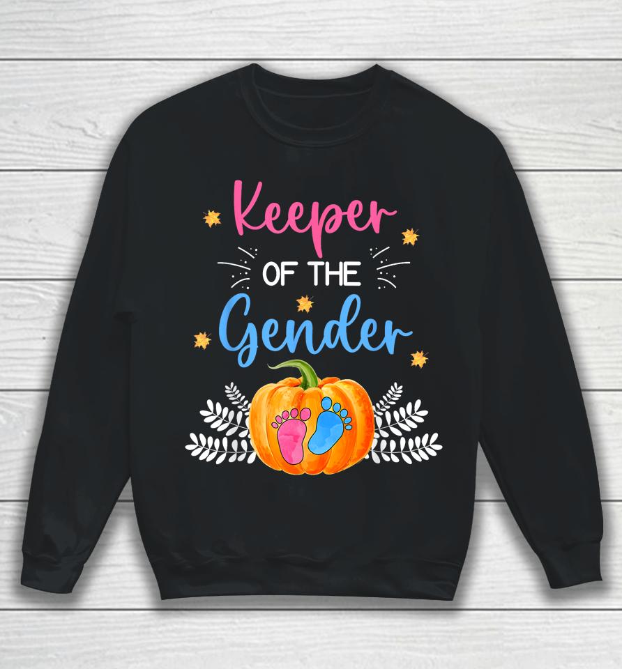 Gender Reveal Party Cute Pumpkin Baby Shower Mom And Dad Sweatshirt