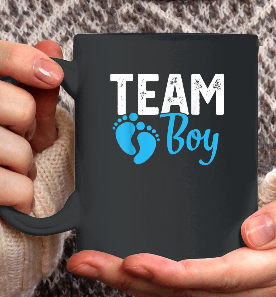 Gender Reveal Team Boy Blue Coffee Mug